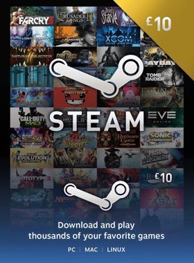 Steam Wallet Card - £10