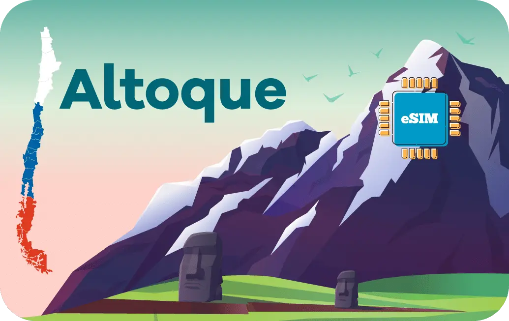 Chile eSIM Altoque Prepaid 1 GB - 7 Days