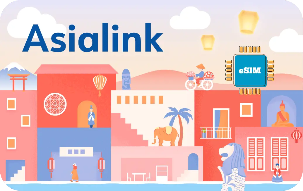 Asia eSIM Asialink Prepaid 1 GB - 7 Days