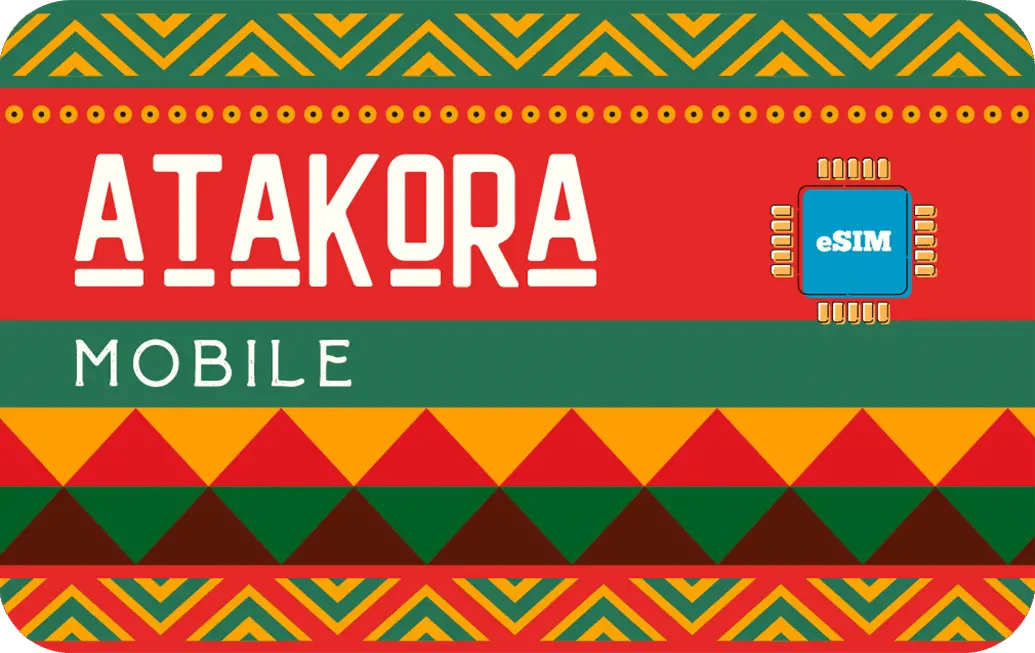 Togo eSIM Atakora Mobile Prepaid 1 GB - 7 Days