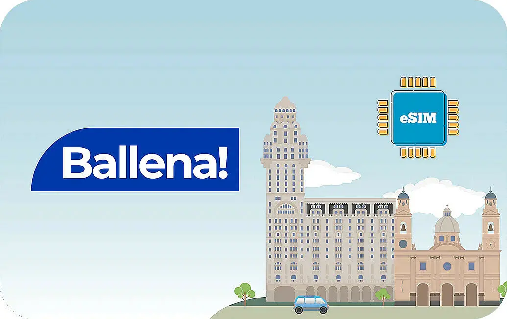 Uruguay eSIM Ballena! Prepaid 1 GB - 7 Days