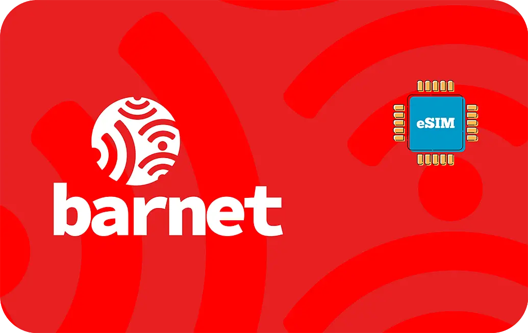 Saint Barthélemy eSIM Barnet Prepaid 1 GB - 7 Days