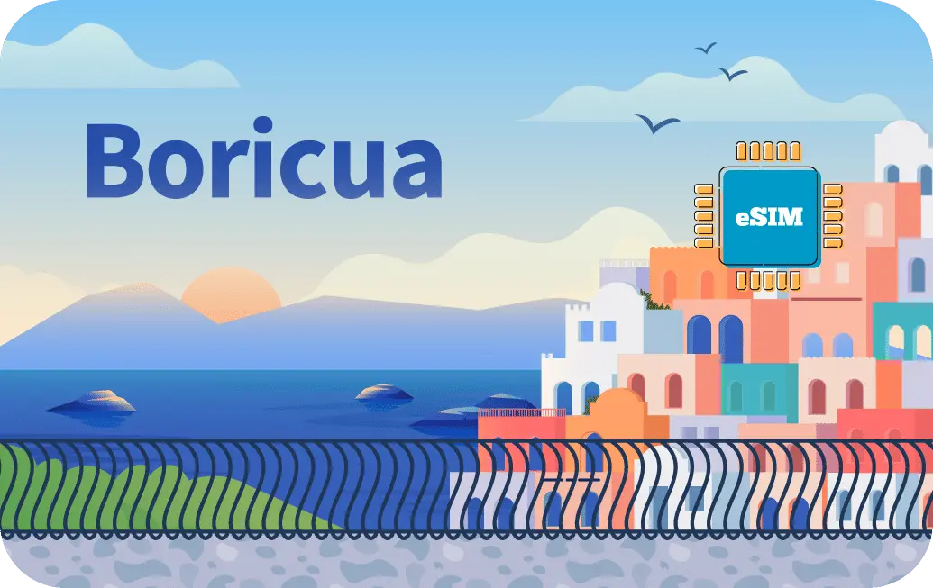 Puerto Rico eSIM Boricua Mobile Prepaid 1 GB - 7 Days