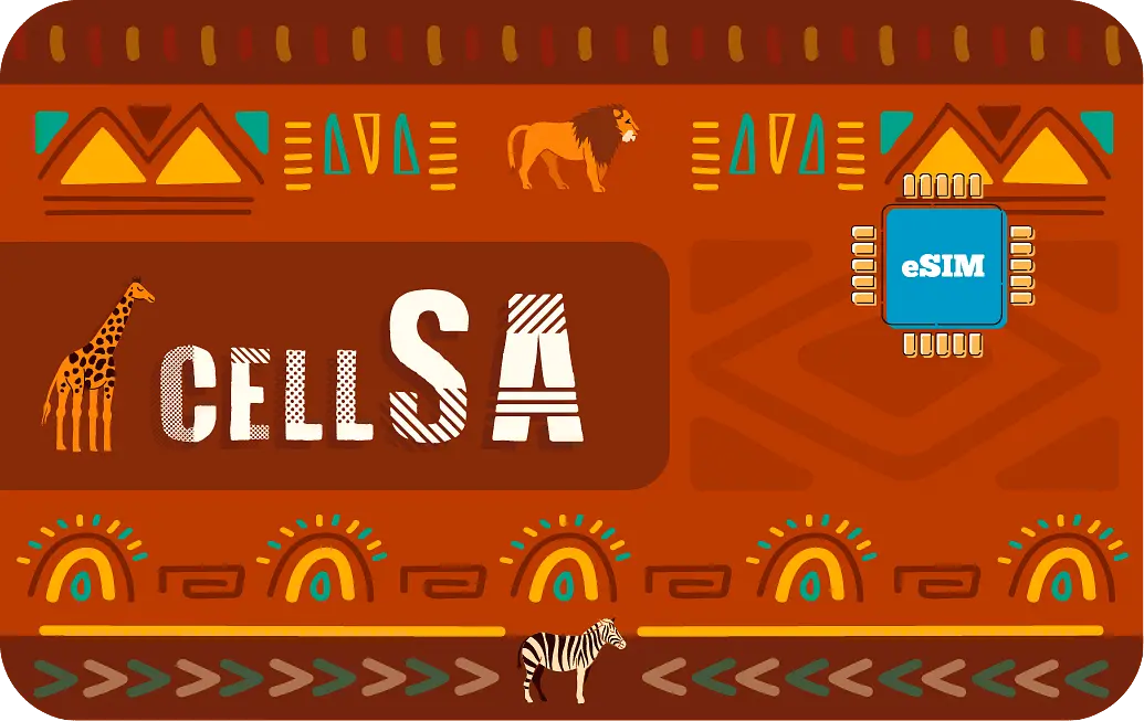 South Africa eSIM CellSA Prepaid 1 GB - 7 Days