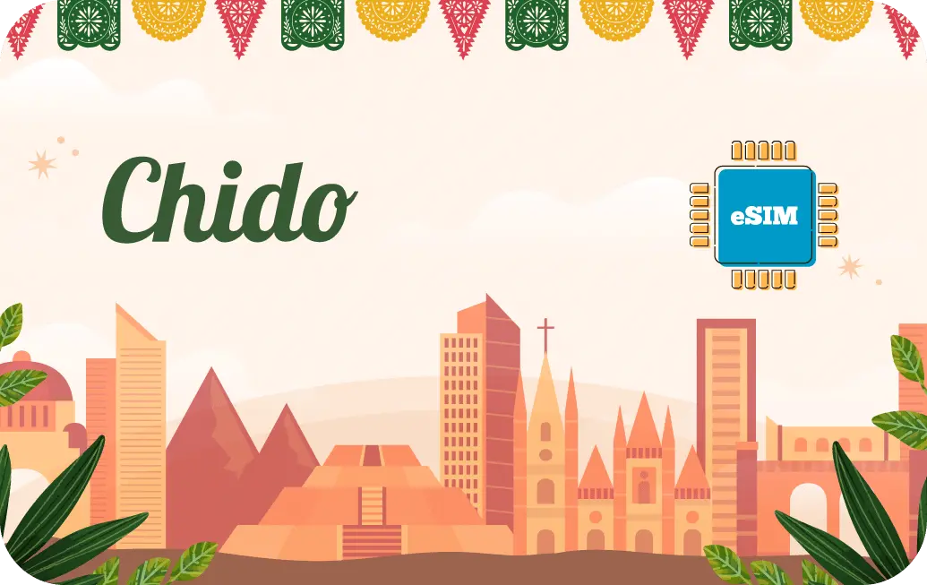 Mexico eSIM Chido Prepaid 1 GB - 7 Days