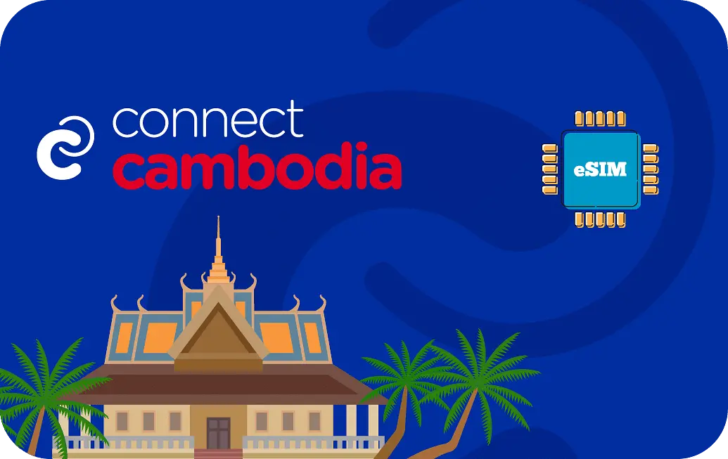 Cambodia eSIM Connect Cambodia Prepaid 1 GB - 7 Days