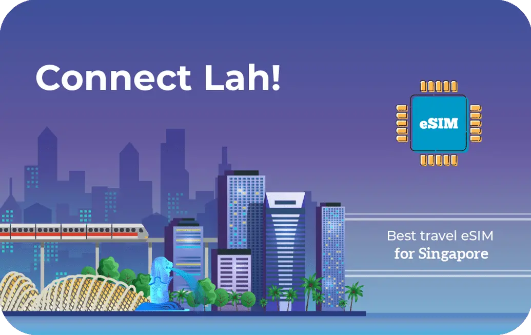 Singapore eSIM Connect Lah! Prepaid 1 GB - 7 Days