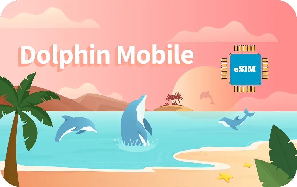 Anguilla eSIM Dolphin Mobile Prepaid 1 GB - 7 Days