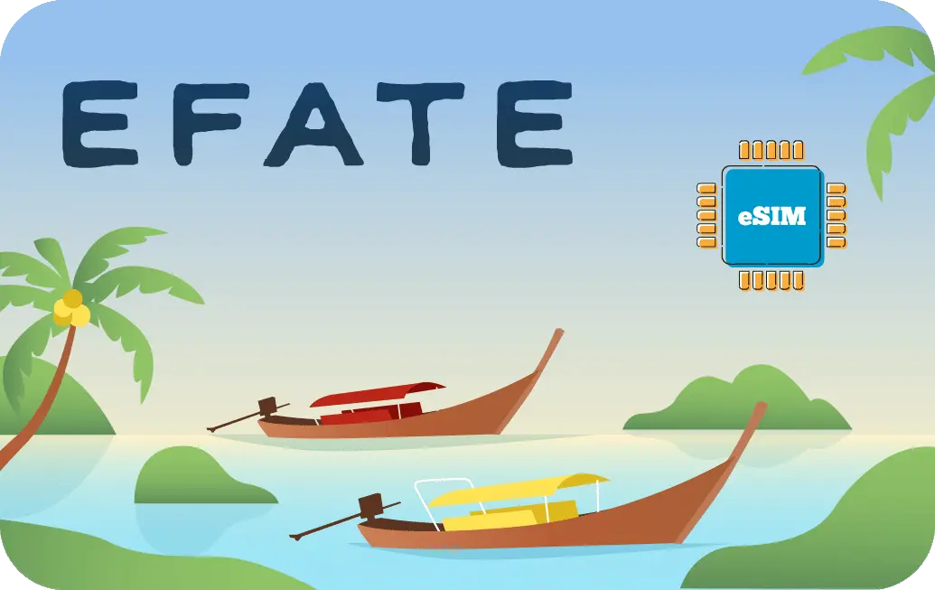 Vanuatu eSIM Efate Prepaid 1 GB - 7 Days