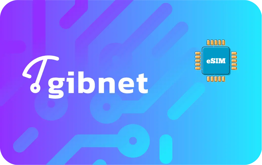 Gibraltar eSIM Gibnet Prepaid 1 GB - 7 Days