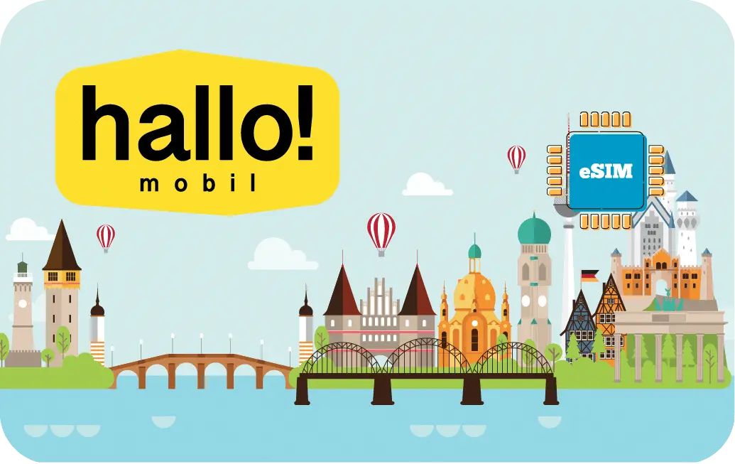 Germany eSIM Hallo! Mobil Prepaid 1 GB - 7 Days