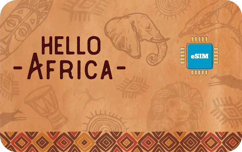 Africa eSIM Hello Africa Prepaid 1 GB - 30 Days