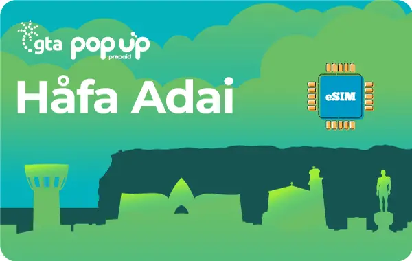 Guam eSIM Håfa Adai Prepaid Unlimited - 4 Days