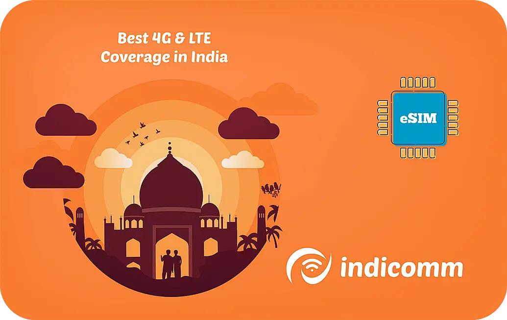 India eSIM Indicomm Prepaid 1 GB - 7 Days