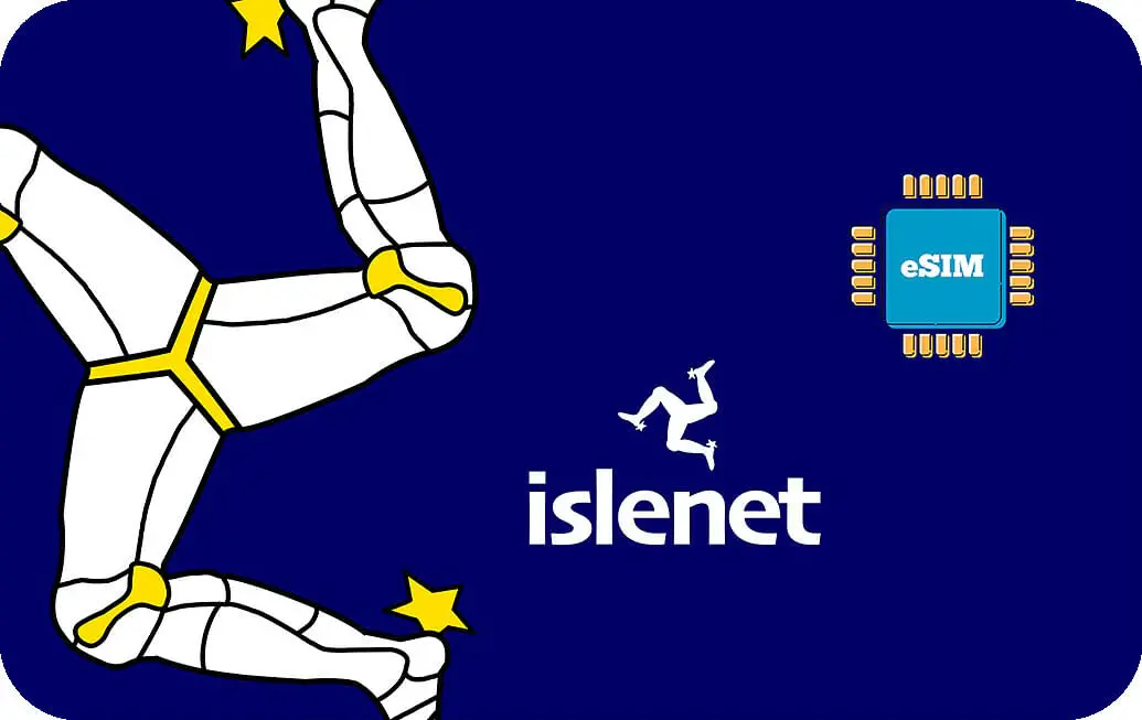 Isle of Man eSIM Islenet Prepaid 1 GB - 7 Days