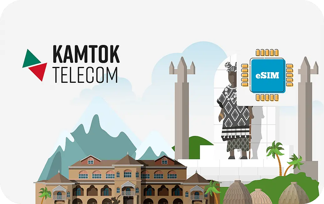 Cameroon eSIM Kamtok Telecom Prepaid 1 GB - 7 Days