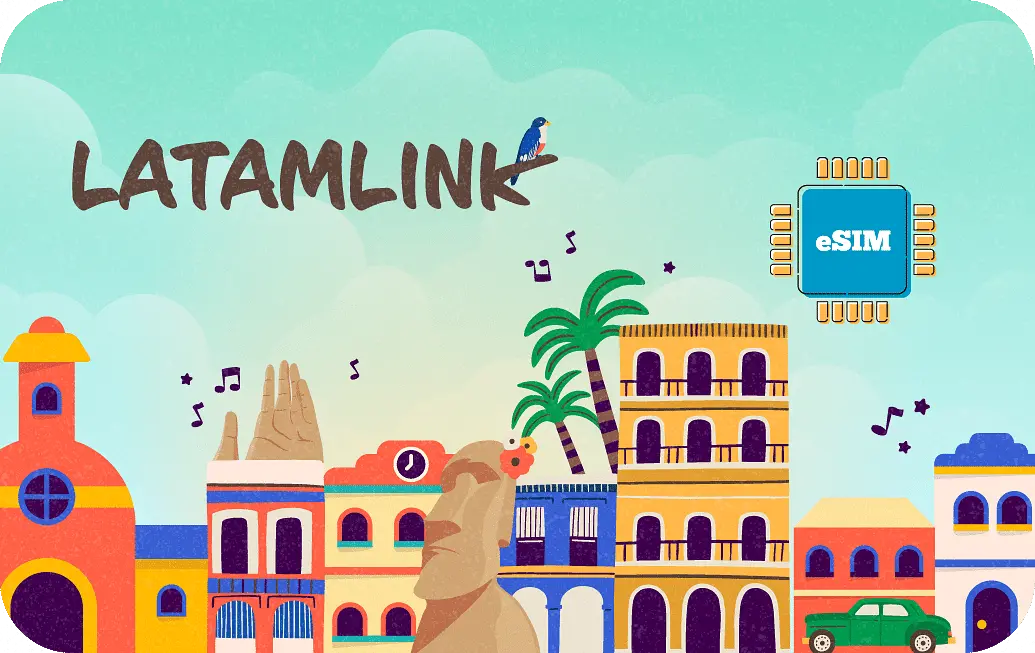 Latin America eSIM Latamlink Prepaid 1 GB - 7 Days