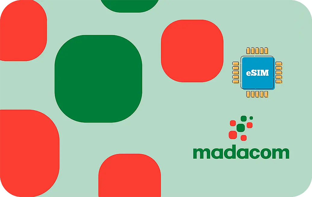 Madagascar eSIM Madacom Prepaid 1 GB - 7 Days