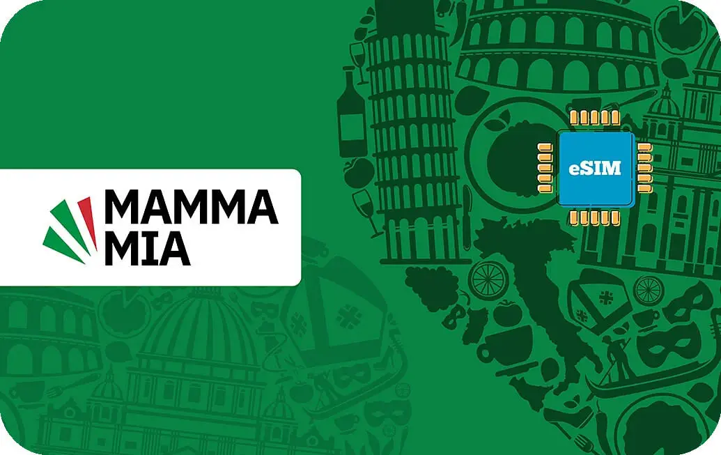 Italy eSIM Mamma Mia Prepaid 1 GB - 7 Days