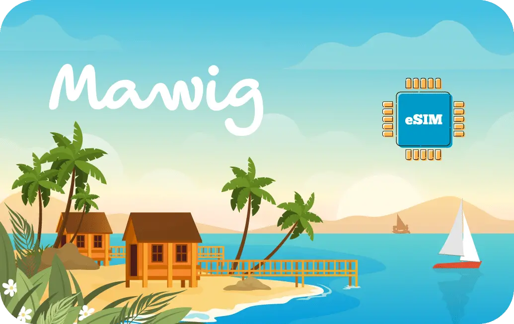 Marie-Galante eSIM Mawig Prepaid 1 GB - 7 Days