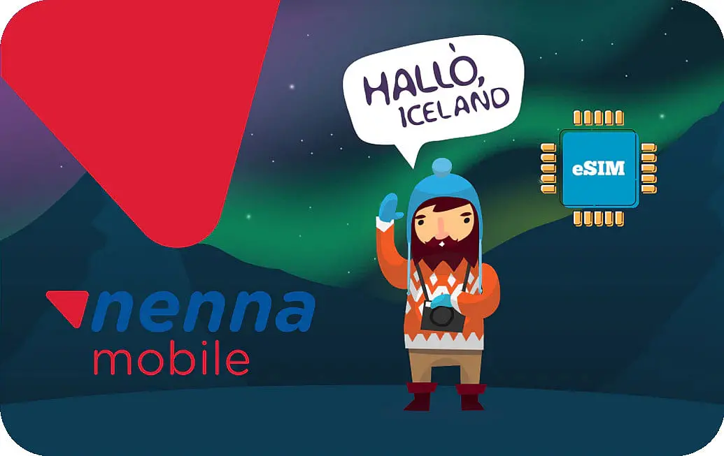 Iceland eSIM Nenna Mobile Prepaid 1 GB - 7 Days