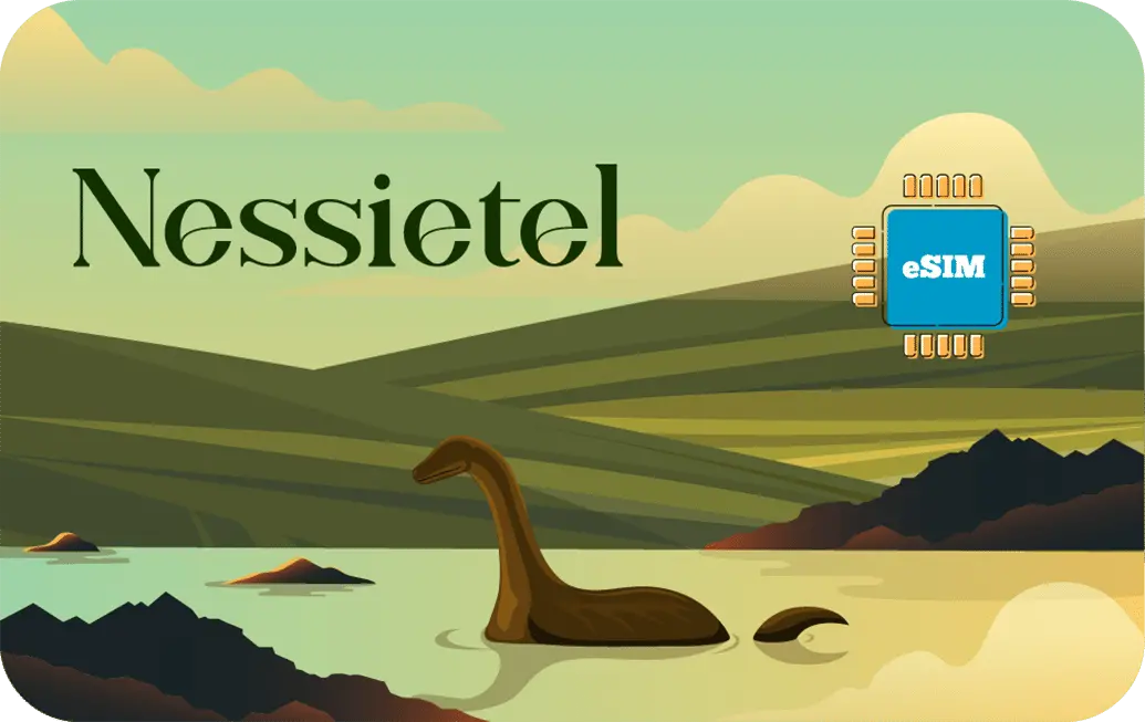 Scotland eSIM Nessietel Prepaid 1 GB - 7 Days