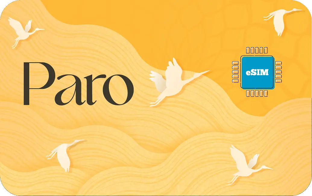 Bhutan eSIM Paro Prepaid 1 GB - 7 Days