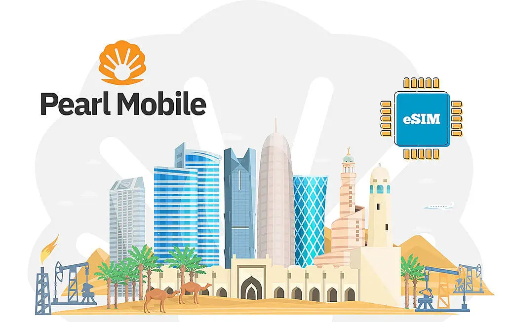 Qatar eSIM Pearl Mobile Prepaid 1 GB - 7 Days