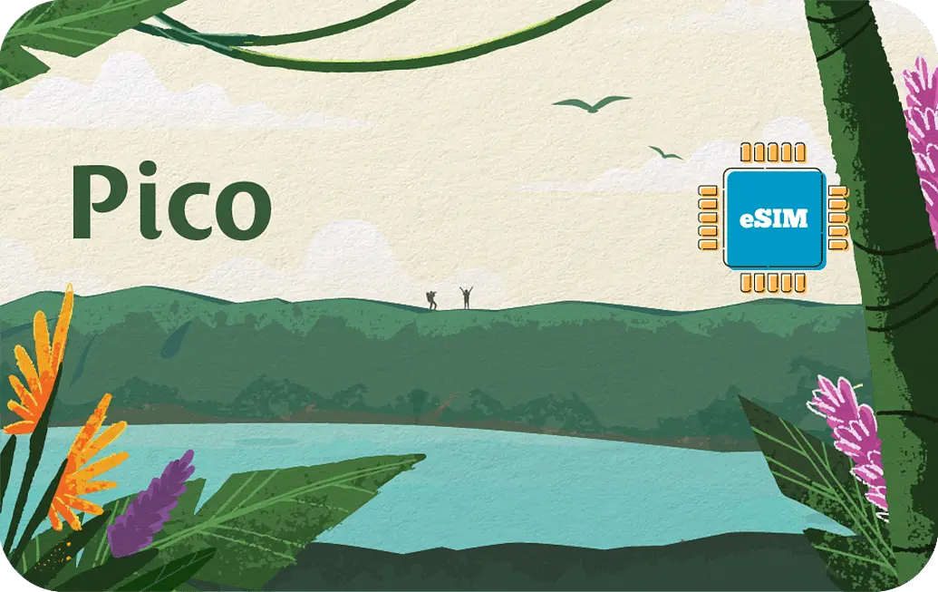 Azores eSIM Pico Prepaid 1 GB - 7 Days