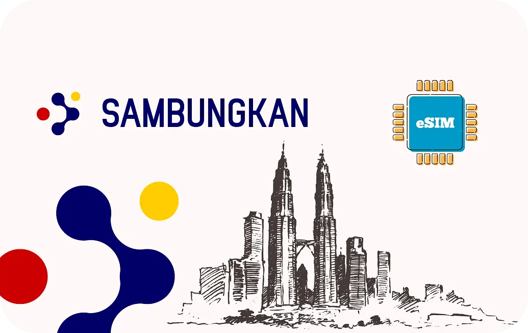 Malaysia eSIM Sambungkan Prepaid 1 GB - 7 Days