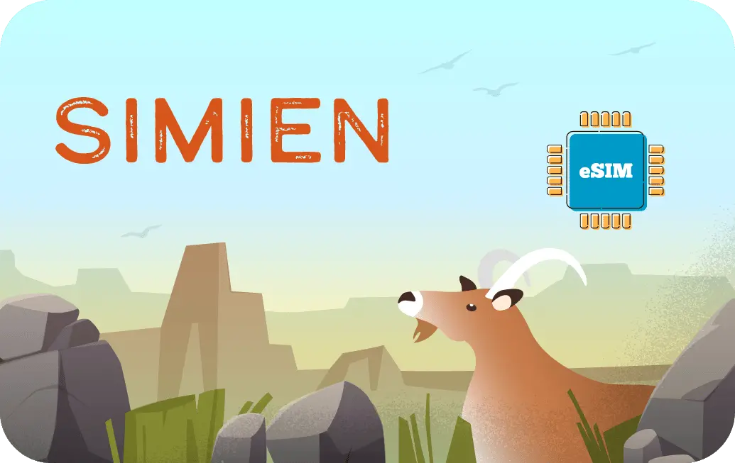 Ethiopia eSIM Simien Prepaid 1 GB - 7 Days