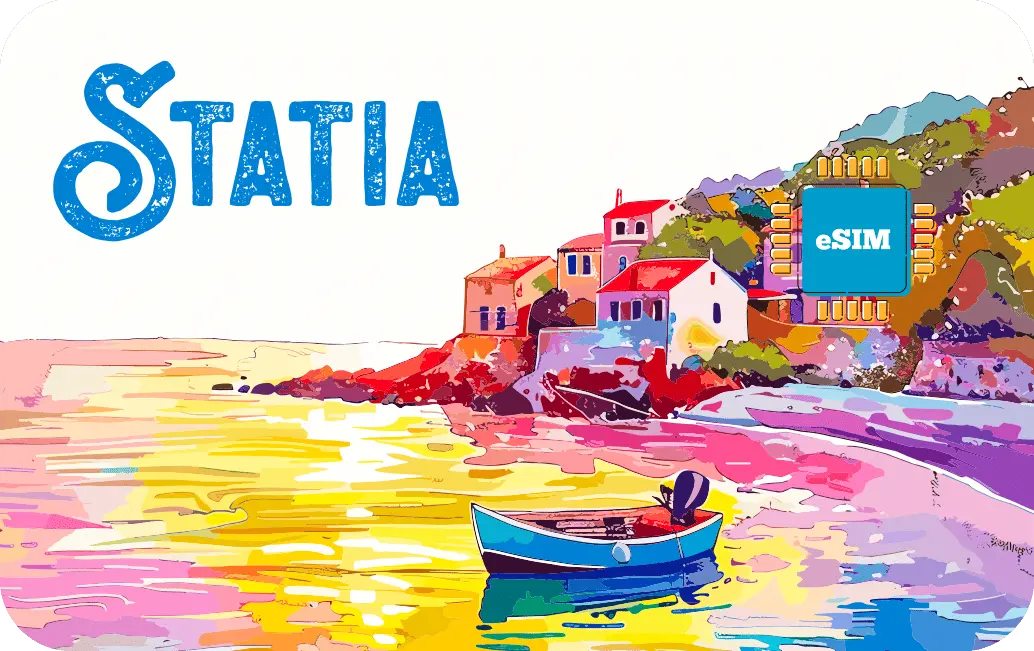 Sint Eustatius eSIM Statia Prepaid 1 GB - 7 Days
