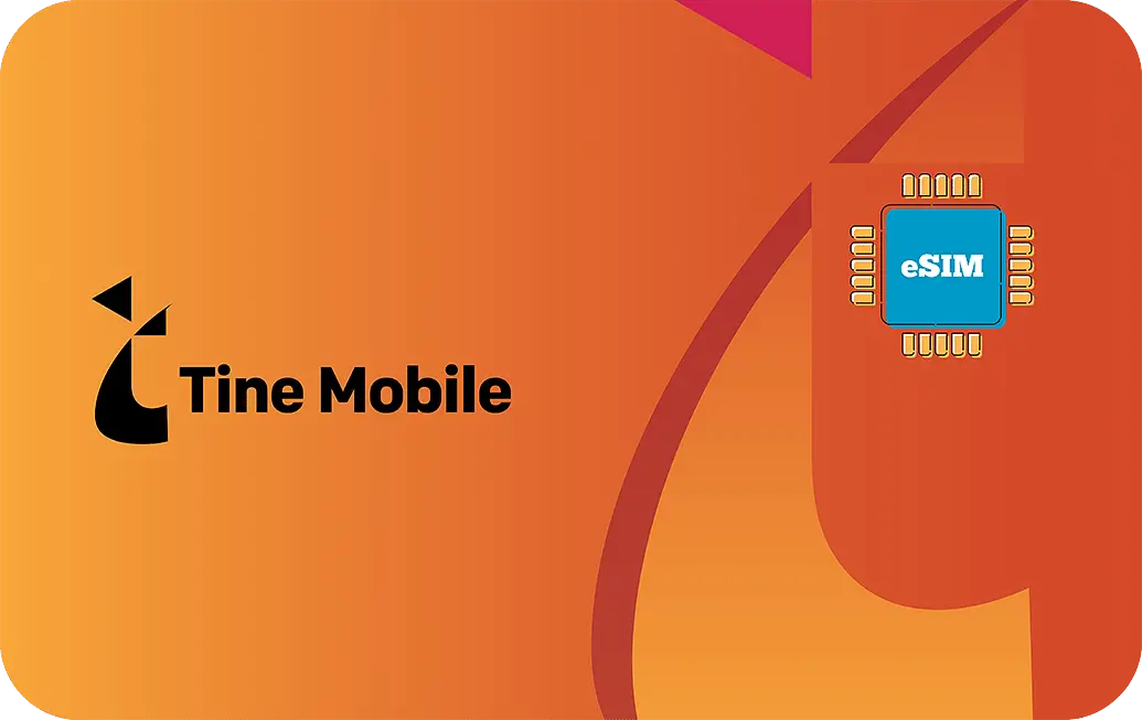 Palestine, State of eSIM Tine Mobile Prepaid 1 GB - 7 Days