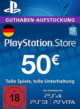 €50 PlayStation Network Card DE