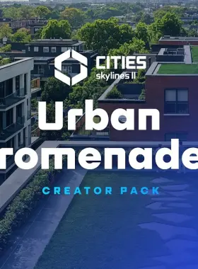 Cities: Skylines II - Creator Pack: Urban Promenades DLC EU PC Steam CD Key