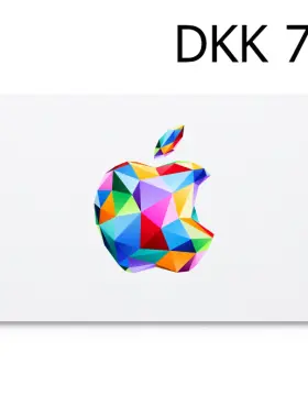 Enjoy the freedom to choose with the Apple 750 DKK Gift Card! Perfect for purchasing apps, music, movies, and more from the Apple ecosystem.