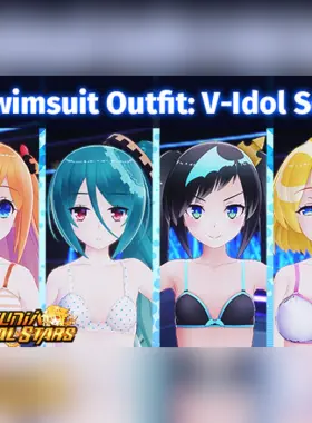 Neptunia Virtual Stars - Swimsuit Outfit: V-Idol Set DLC PC Steam CD Key