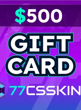 Carte-cadeau 77csskins de 500$ US