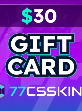 Carte-cadeau 77csskins de 30$ US