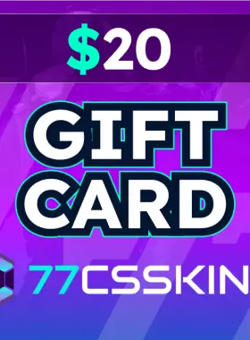 Unlock a world of gaming possibilities with the 77csskins $20 Gift Card! Perfect for purchasing skins, in-game items, and more. This gift card is ideal for gamers looking to enhance their exp