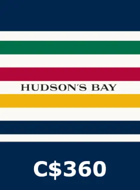 Tarjeta regalo C$360 CA de Hudson's Bay