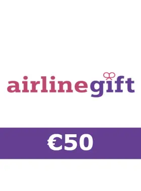 Treat someone special to travel with the AirlineGift €50 Gift Card! Perfect for flights, this gift card opens up a world of travel possibilities.