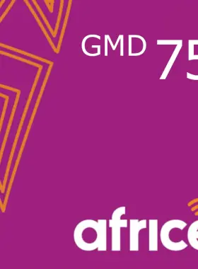 شحن رصيد الهاتف المحمول Africell 750 GMD