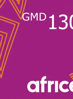 شحن رصيد الهاتف المحمول Africell 1300 GMD