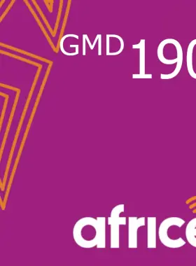 Top up your Africell mobile account with 1900 GMD! This convenient mobile top-up allows you to stay connected and enjoy seamless communication. Perfect for gifting to friends and family, it e