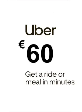 Uber €60 NL cadeaubon