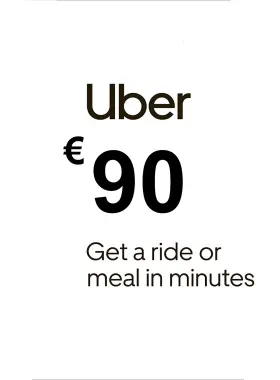 Carte-cadeau informatique Uber de 90€