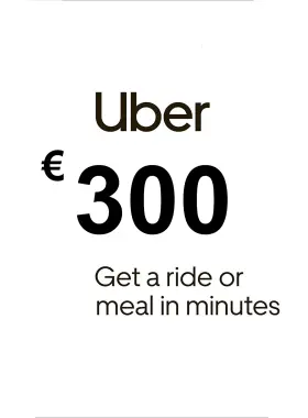 Tarjeta regalo Uber de 300€ IT