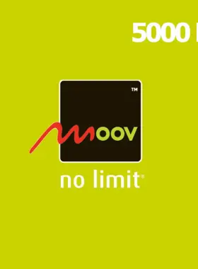 شحن رصيد بيانات الجوال Moov بسعة 5000 ميجا بايت BJ