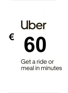 Uber 60 欧元法国礼品卡